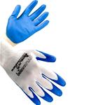 BOXER - GUANTO NYLON 888, BIANCO/BLU TG.10 - 337146 