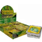Cero Citronella in cesto vimini 11,5x11,5xh6 cm