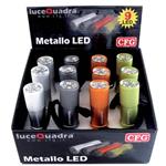 Torcia  9 LED grigio antracite CFG luceQuadra