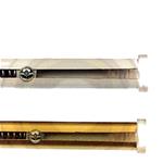 Bris-Bris Piatty per finestre a molla con terminali in gomma cm 90-150 oro