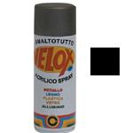 Bomboletta Smalto Acrilico Spray Nero Opaco RAL 9005 - VELOX