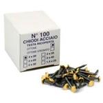 CHIODI TESTA RICOP. OTTONE MM. 2X25 CF.PZ.100
