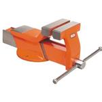 Morsa da banco fissa in acciaio VALEX 125 mm