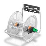 AvvolgiTubo portatile murale in Acciaio Zincato 50mt con Set Raccordi  AG131