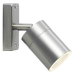 Faretto a parete  in acciaio inox da esterno-doccia (GU10 max 35w IP44)