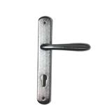 Maniglia con placca foro Yale cromo satinato Frosio Bortolo - forme A015P13Y85CRSAN