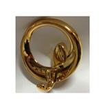 Appendi abiti a parete Erba Luigi Modello Campanella oro lucido (Made in Italy)