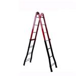 Scala telescopica accaio  4+4 gradini STEP UP Robur