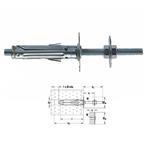 Tassello metallico ad espansione Fischer SBS 9/5 con doppia vite M6x20 confezione 50 pezzi