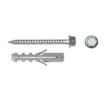Tassello in nylon con vite testa esagonale Fischer S 12 BM confezione 50 pezzi