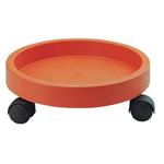 Carrello - sottovaso con rotelle in plastica Ø30 cm Plastecnic LEM