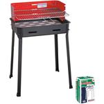 Barbecue a carbone rettangolare 48x35 cm Filcasalinghi 845