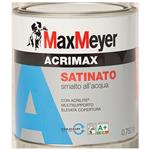 Smalto all’acqua con Acrilite Max Meyer ARIMAX Satinato Bianco calibrato A+ 0.75 litri