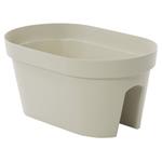 Casetta "MY MOOD RAIL" 50X29X22h biano pietra Plasticin