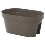 Casetta "MY MOOD RAIL" 50X29X22h beige scuro Plasticin