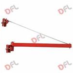 Attacco a palo per montacarichi e sollevamento 74.5-110cm max 250kg Keyman 100156