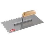 Frattazzo dentato per colla 280x115mm manico in legno Valex 1961094