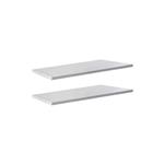Kit 2 pezzi Mensole interne per armadi 66x33.4cm bianco Composad PI1564