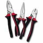 Kit 3 pezzi Usag 150 A/S3 pinza universale - pinza a becchi lunghi - tronchese 