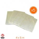 KIT DI 5 TELONI DI PROTEZIONE - 4 X 5 M