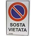 TARGA SEGNAL.SOSTA VIETATA